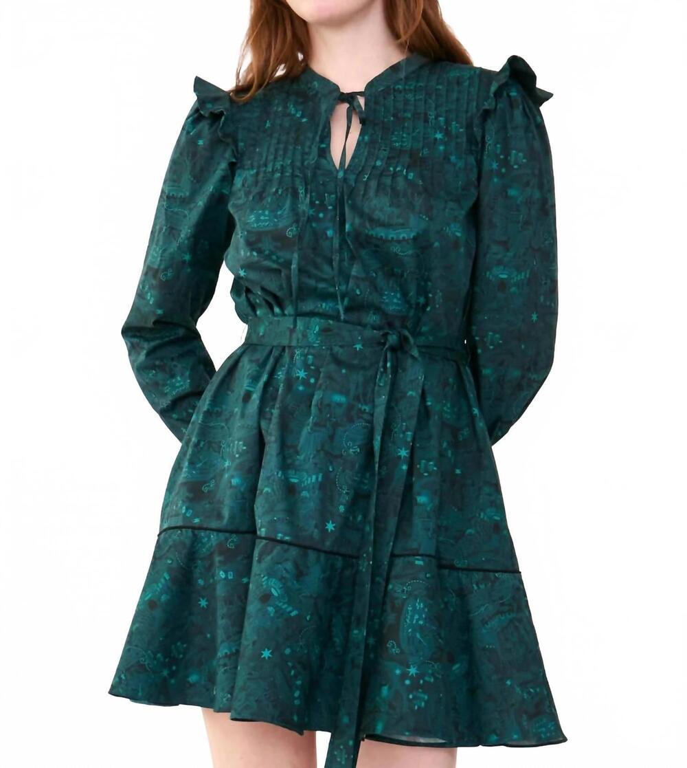 NEW RACHEL ANTONOFF laura mini dress in casino toile